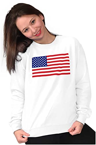 Brisco Brands Classic American Flag USA Pride Sweatshirt for Men or Women3