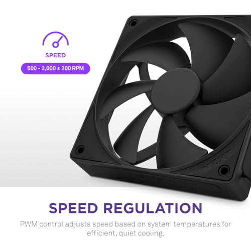 Image of F140P - 140mm Static Pressure Fans - Single - Black