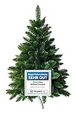 bild christbaum tannenbaum ✅ EXTREM NATURGETREUER WEIHNACHTSBAUM: Fast wie frisch vom Wald! Der naturgetreue Tannenbaum 180cm ist durch sein realistisches Design mit ästhetischem Volumen, braunem Stamm und schönen Farbakzenten durch PE-Spitzen ein absoluter Hingucker - festliche Weihnachtsstimmung garantiert