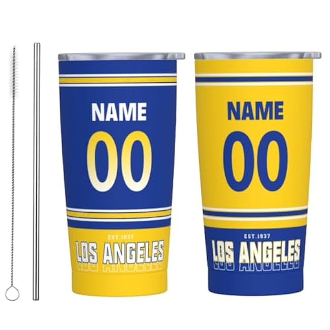 Green Bay Customize 20oz stainless steel Cup and Straw, Gifts for Men Women, Stainless Steel Vacuum Insulated Flip Straw Spill Proof Travel Mug Cup