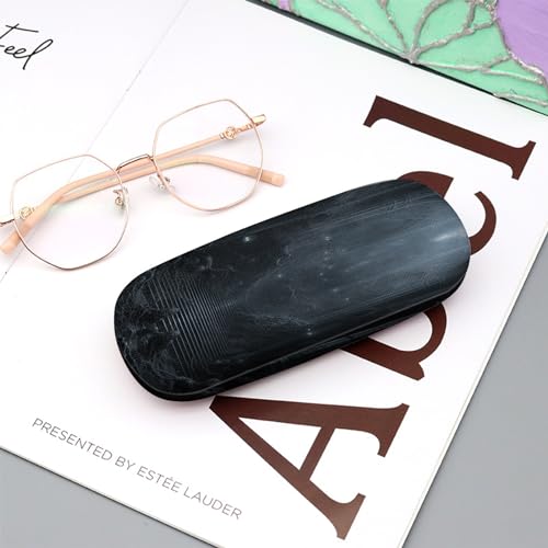Image of Eyeglasses Case Hard Shell Protective Case for Glasses Eyeglass Box with Cleaning Cloth for Boys Men Man Cute Aesthetic