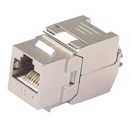 TRUEBOND Cat6 Shielded Module Modular Rj45 Wall End Plug Keystone Jack Female Adapter (pack of 1)-image-14