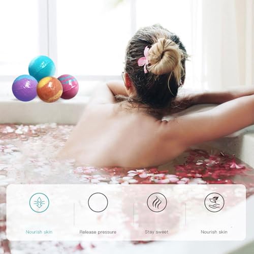 Set de bolas de baño para mujeres que alivia el estrés en casa 5