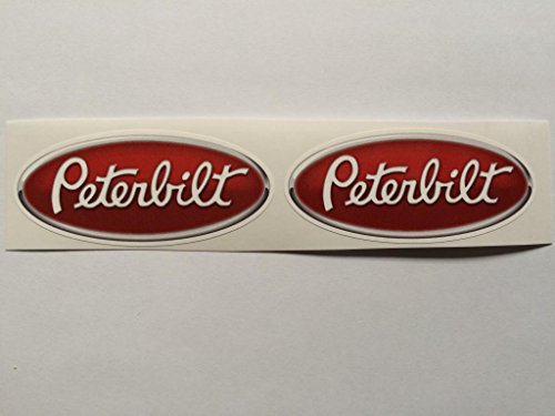 2 Peterbilt Paccar 3D Vinyl Die Cut Decals