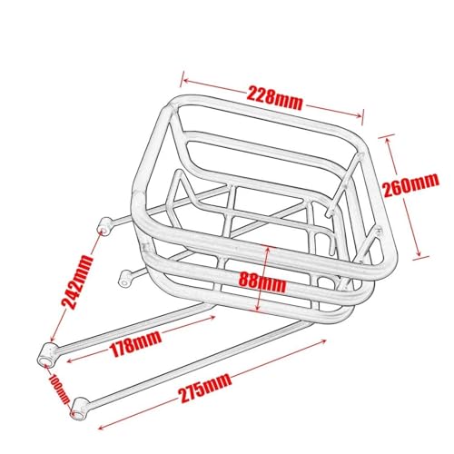 Top Case Rack Trail Huntercub 125 Support de Fixation Bagages