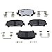 Premium Raybestos Element3 EHT? Replacement Rear Brake Pad Set for Select 2015-2020 Chevrolet Colorado & 2015-2020 GMC Canyon Model Years (EHT1806H)