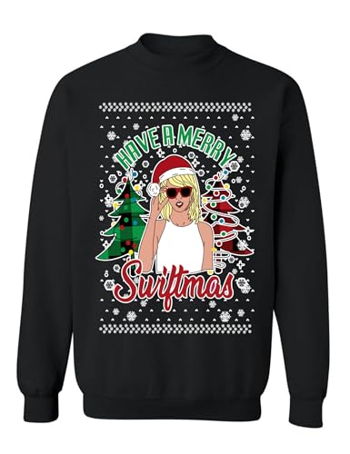 ALLNTRENDS Have A Merry Swift-mas Ugly Christmas Sweatshirt Tay Xmas Sweater