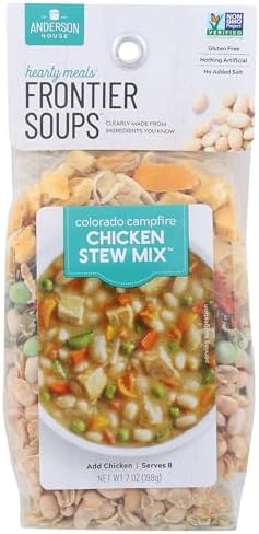 Frontier Soups Hearty Meal Soups Colorado Campfire Chicken Stew Mix, 7 Ounce