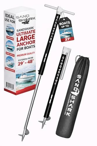 SandShark Anchor Ultimate Large - Premium Screw in Boat Anch...