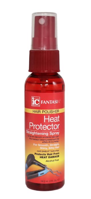 Fan'tasia Heat Protector Spray Treatment 2 oz/with a comb