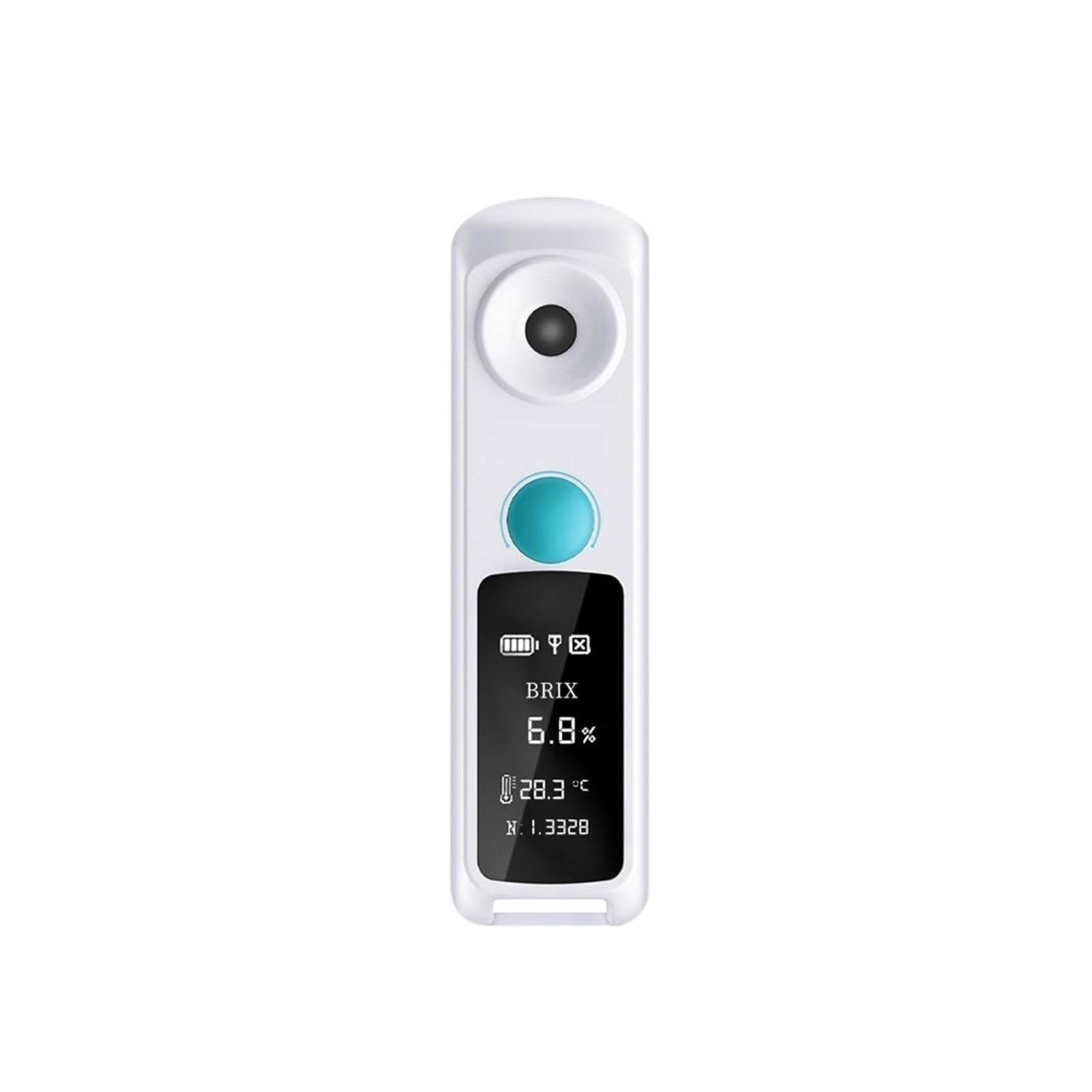 Probador De Refractómetro Automático Azúcar Miel 6 En 1, Densímetro Café, Medidor Concentración Línea Bluetooth Respuesta RáPida(0-95)