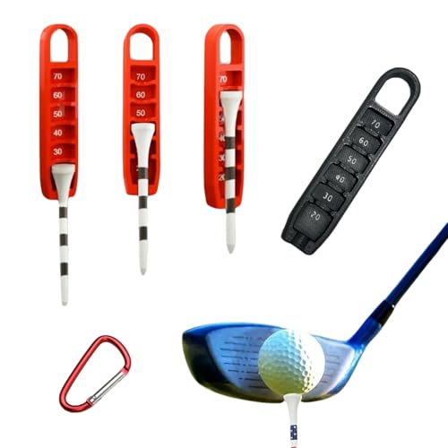 Golf Tee Elevator Golf Tee Height Adjuster, 20-70mm Precision, Portable