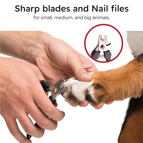 Dog-Cat-Pets-Nail-Clippers-and-Trimmers-Pet-Nail-Cutter-with-Safety-Guard-to-Avoid-Over-Cutting-Free-Nail-File-Razor-Sharp-Blade-Professional-Grooming-Tool-for-Pets