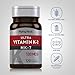 Piping Rock Vitamin K2 MK7 | 100 mcg | 120 Softgels | Non-GMO, Gluten Free Supplement (Pack of 2)