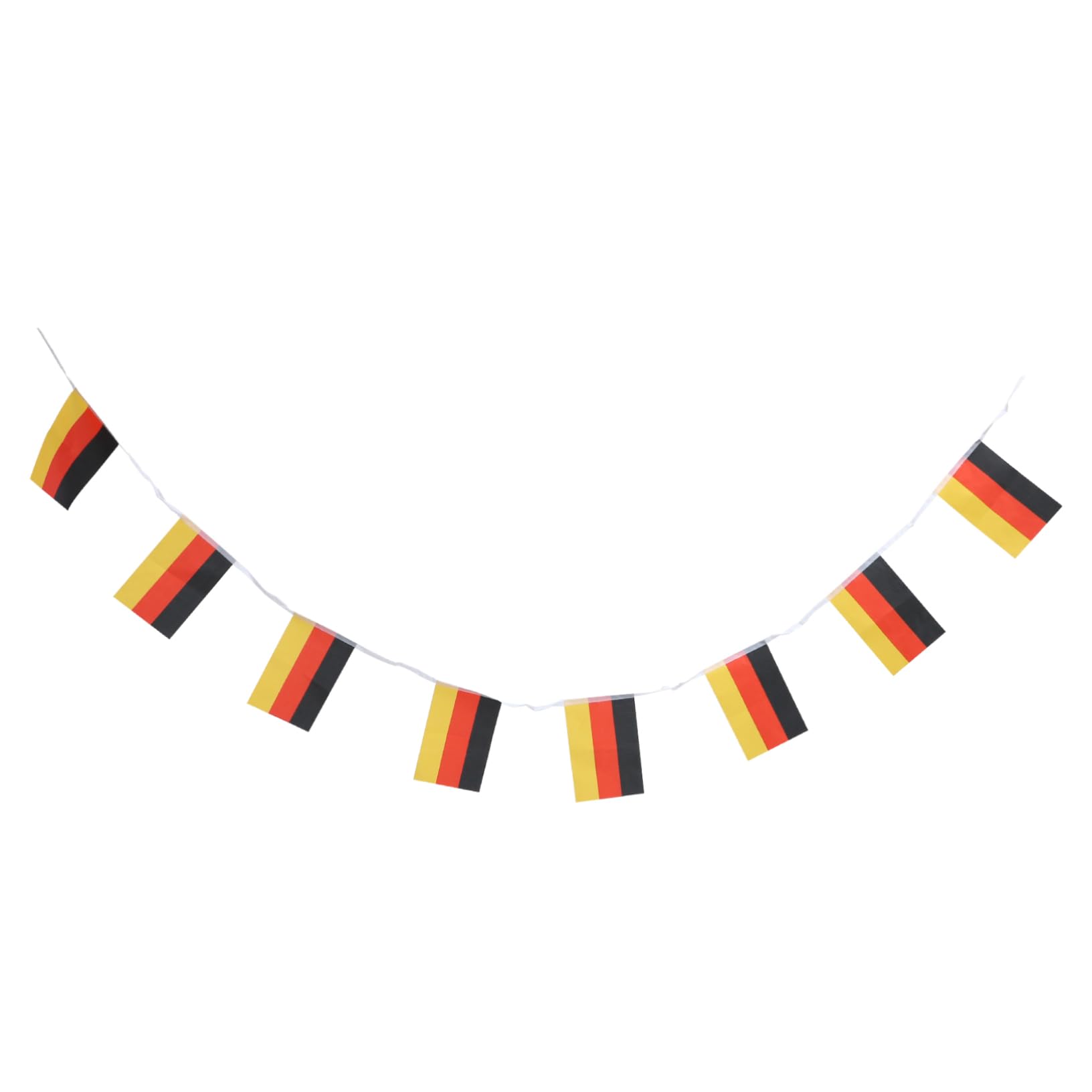 HANABASS 1 Pc German string flag germany pennant banner mini sports flag soccer championship flag logo German Day Decoration germany flag banner National customized Hanging flags polyester