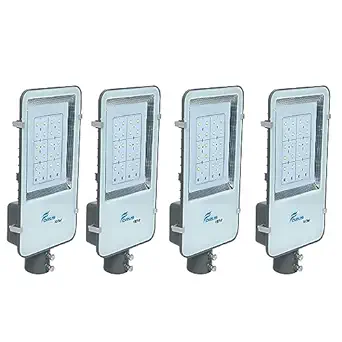 Forus 100 Watt LED Street Light 10 Years Warranty, Cool White, Waterproof Outdoor Light, Premium Quality Street Light, Street Light 100 Watt LED for Home, Outdoor Lights, Street Lamp, Road Lights 4PC