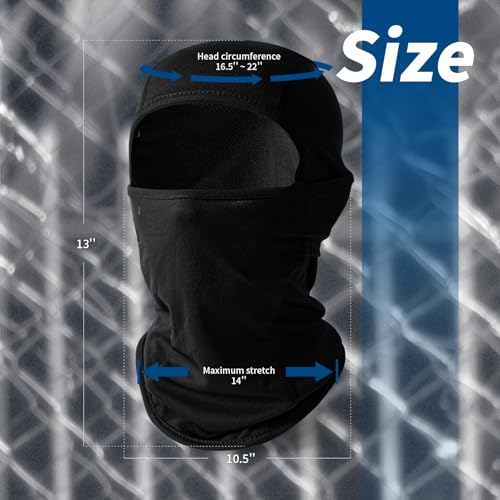 Image of YESLIFE Balaclava Ski Mask for Men and Women, Winter Face Mask, Shiesty for Skiing, Snowboarding & Motorcycle