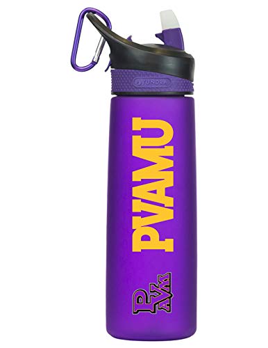 Prairie View A&M University Tritan Plastic Frosted Sport Bottle, Design-3 - Purple