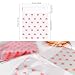 SaktopDeco 100 PCS Pink Heart Cellophane Bags Valentine Candy Bags 4x5 Self Sealing Goodie Bags Treat Bags Cookie Bags Gift Bags for Women