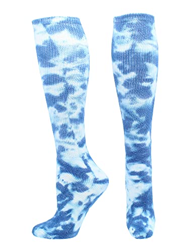 Image of Tie Dye Multisport Tube Socks Soccer Softball Volleyball for Girls Boys Women and Men Youth and Adult