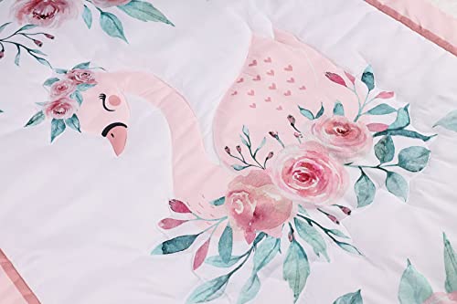 HMtideby Coperta a tema cigno, trapunta, trapunta