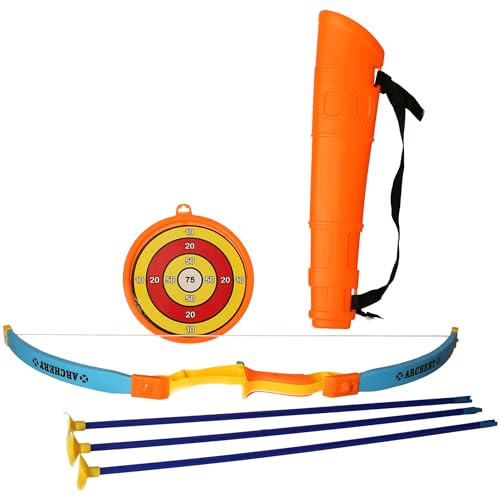 Sport Zone Kids Archery Set with Target, Indoor & Outdoor Play, Ages 3+, Includes Bow, 3 Arrows and Quiver - Image 4