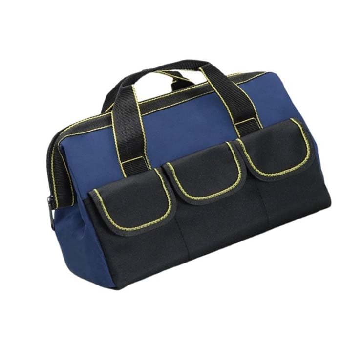 Heavy Duty Tool Bag with Multiple Pockets, Oxford Fabric Tool Organizer Storage Pouch for Electrician, Technician, DIY, Home Repair – Portable Work Bag with Zipper