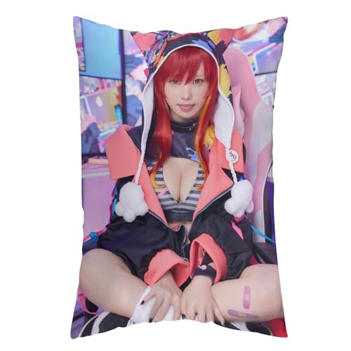 Enako えなこ 24抱き枕 ロング枕 枕カバー 軽量で肌触りが良い 安眠 等身大抱き枕 柔らかく生地 横寝用抱き枕 向き寝 ふわふわ 寝返りサポート