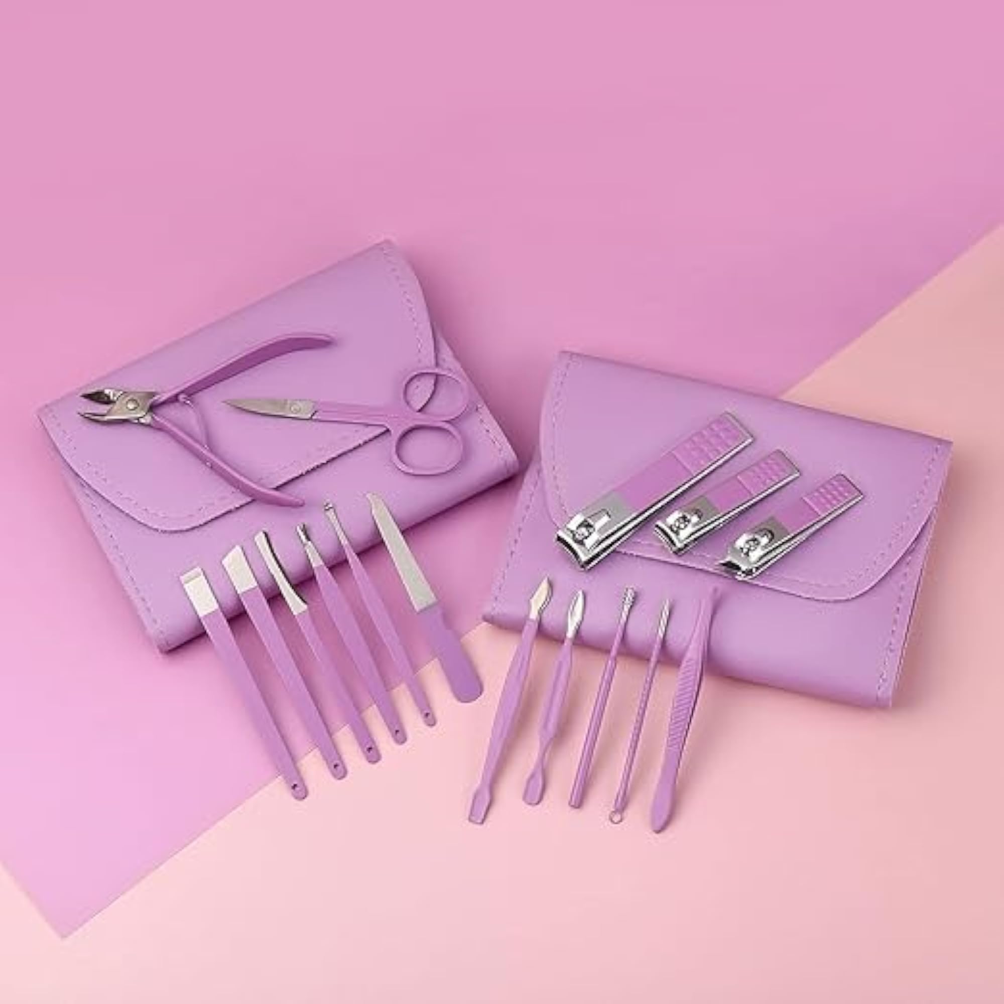 16 in 1 Nail Care Kit, Professional Manicure & Pedicure Tools