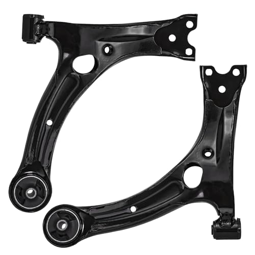 Image of Detroit Axle - 6pc Front End Suspension Kit for 2009-2013 Toyota Corolla Japan Built, 2 Struts & Coil Spring Assembly 2 Lower Control Arms 2 Lower Ball Joints 2010 2011 2012 Replacement