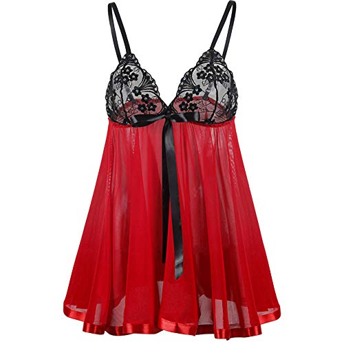 Vêtements de nuit érotiques et ensemble lingerie en dentelle contre la routine nocturne