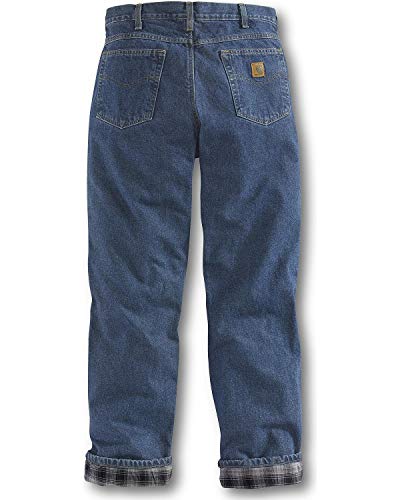 Carhartt Men's Relaxed Fit Heavyweight Flannel-Lined 5-Pocket Jean2