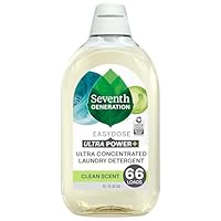 Seventh Generation, Laundry Detergent Ultra Power Plus Clean Scent, 23.1 Fl Oz