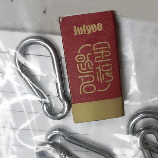 Moschettone Da Pompiere In Acciaio Ø6x60mm - Chiusura A Vite Per Sicurezza - Foto 6