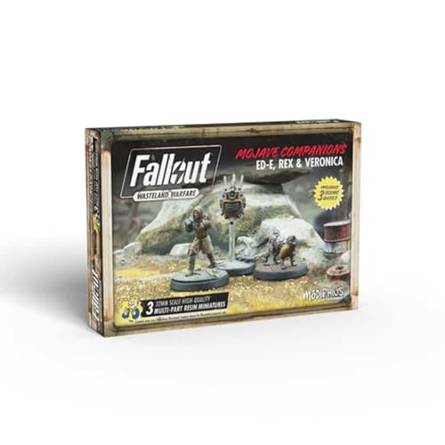 Modiphius Fallout – Wasteland Warfare - Ed-E, Rex and Veronica, Multi miniatura 1