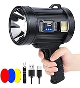 Amazon.com: Sigoobal Rechargeable Spotlight,99,000 LM Super Bright ...