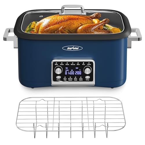 SUNVIVIPRO 12-in-1 Programmable Slow Cooker