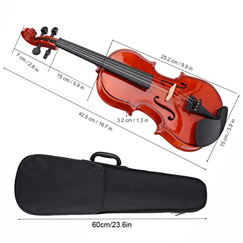 Violin Stringsfull Set Astonvilla Av-03 Spruce Curly Maple 1/48 Violin With Box Rosin String Sticker For Kids Kids Violin Beginner，Mendini By Cecilio Violin #TOP3