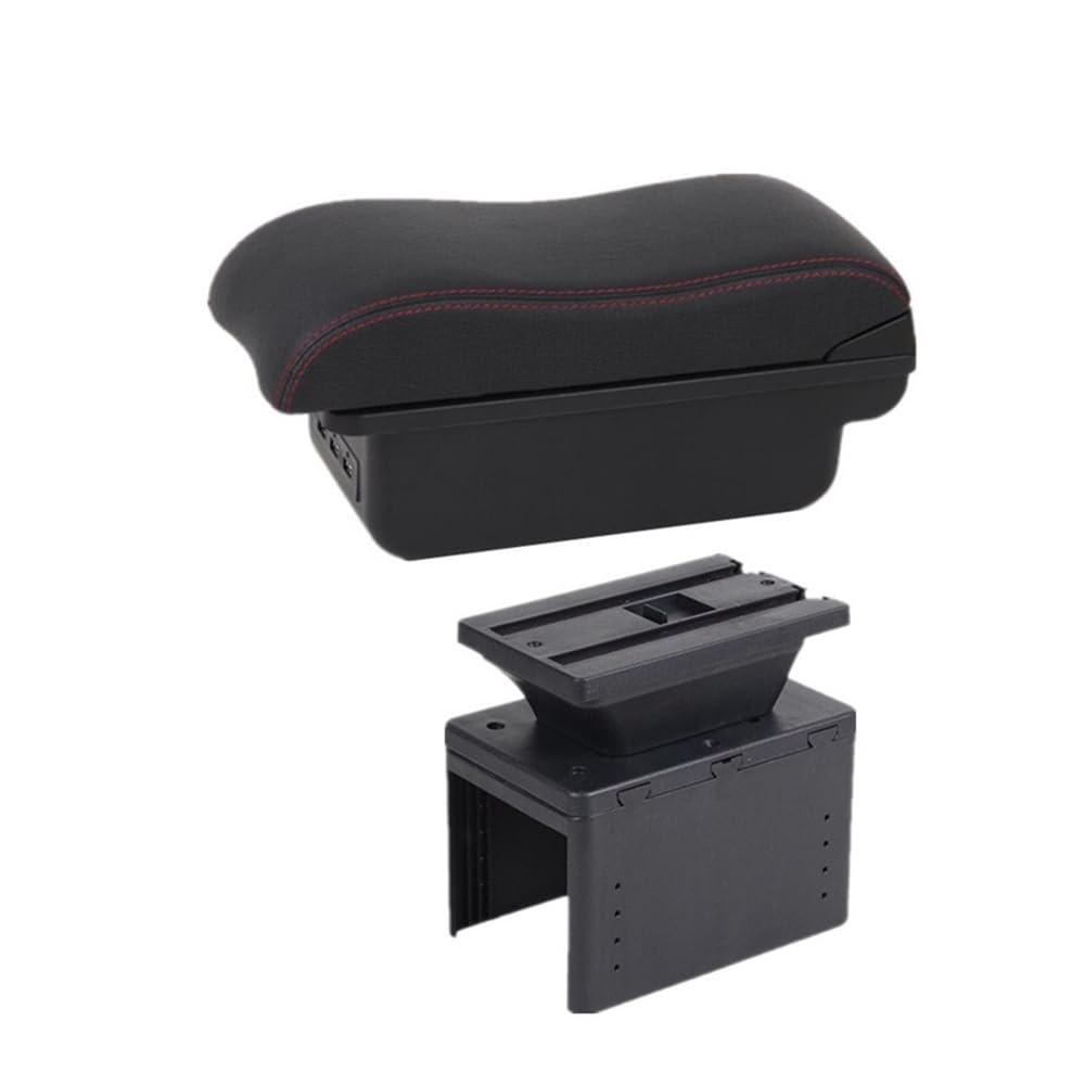 Yulegudi B2 Red Line 3Usb Car Armrests For Citroen For C3 Aircross Car Armrest Box