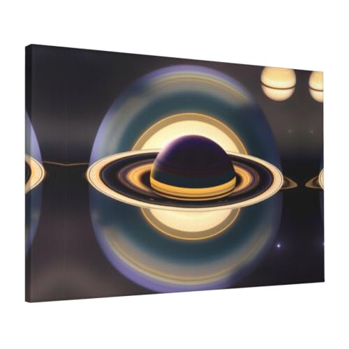 Toile murale Saturne 40x60 cm CNTDBU tableau déco grand format