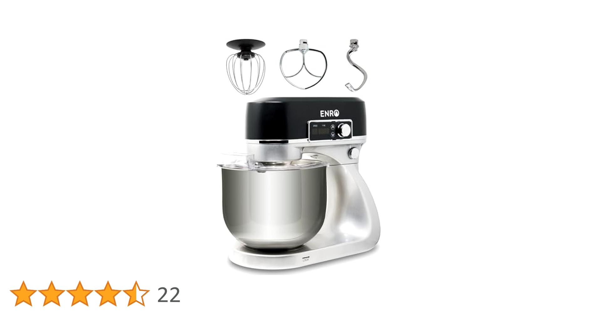 Amazon | ENRO スタンドミキサー 料理の幅が広がる キッチンが