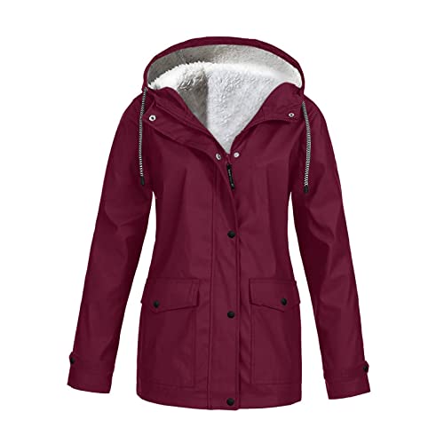ECOMISTIQ® Hoodie Soft Woman Jacket Windproof Rain Coat Outdoor Winter Warm Outwear Red XXXXL|Clothing, Shoes & Accessories| Mens Clothing | Coats & Jackets Deal