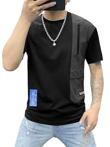 Image of Noble Monk Men's Regular Fit Half Sleeve T-Shirt Half Sleeve Cotton T-Shirt for Men