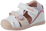 SANDALIA SPORT ESTAMPADA PUNTOS BLANCA Y ROSA