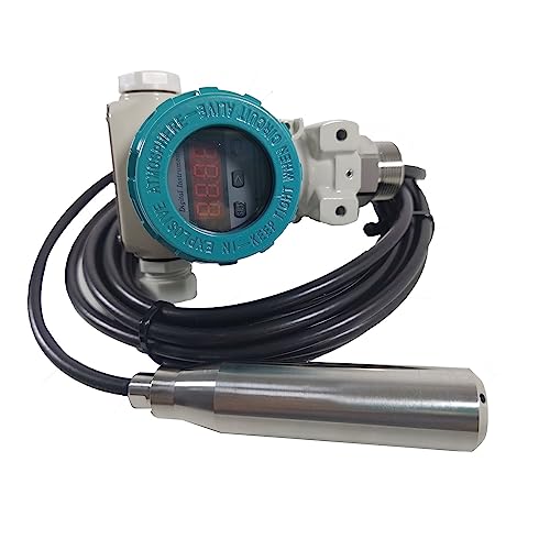 CIXIFM Hydrostatic Level Indicator Extension Cord 1M for Hydrostatic Level Gauge Level Transmitter Liquid Level Sensor Water Level Sensor with Display 4～20ma (Increase 1 M (not Available Separately))