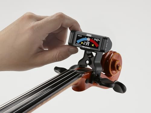 Korg - AW-LT100V Violin Clip-on Tuner - Black by KORG - Image 3