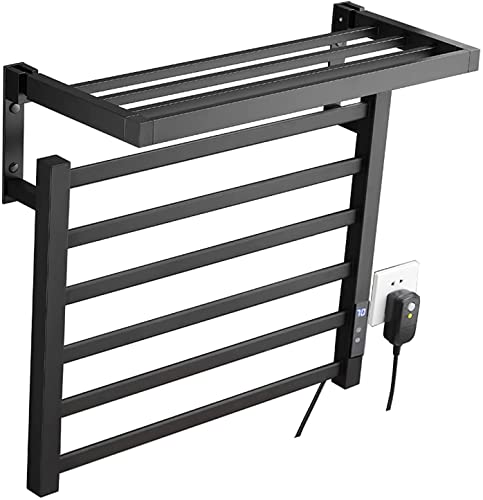 Calentador de Toallas de Pared,Calentador de Toallas enchufable, Toalla eléctrica de baño, CalefacciónEstante para estantes de Toallas,Estante para secador de Toallas, Temperatura Constante