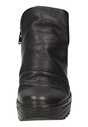 FLY London Women's Yip Dress Pump, Black Mousse, 39 EU/8-8.5 M US4