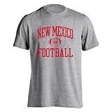Sport Your Gear New Mexico Lobos Football Game Day Traditions Short Sleeve Athletic Heather Small T-Shirt – Officially Licensed College Fan Tee – UNM Apparel