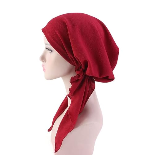 KINGREE Chemo Cap,Turban Headwear,Multi Function Headwrap and Chemo Hats for Hairloss - Thumbnail 2